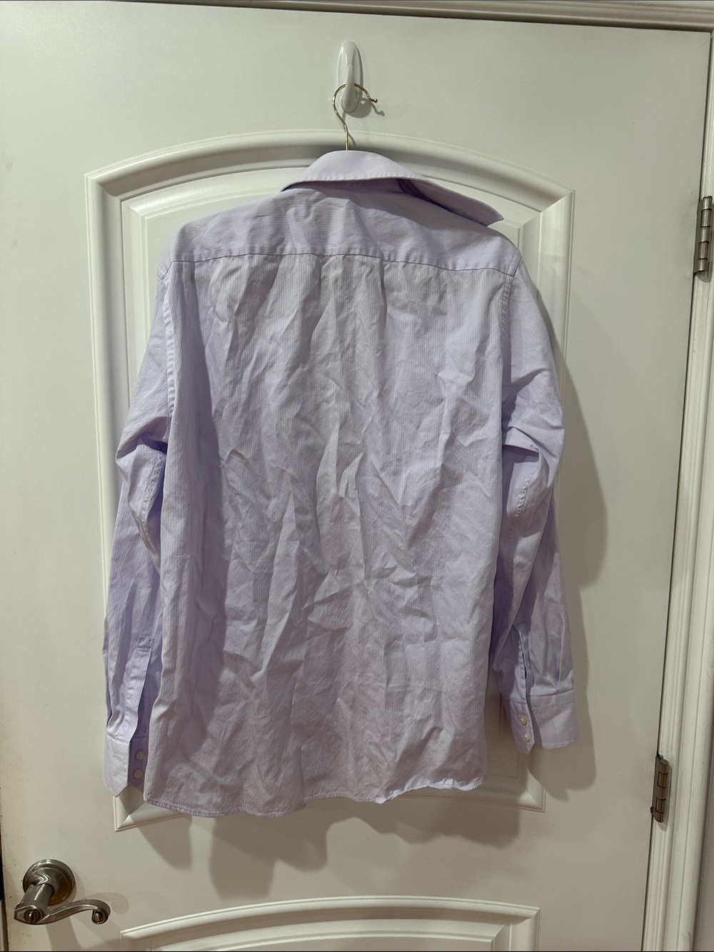 Hugo Boss Lavender Men's Dress Shirt - Light Purple - Picture 4 of 6